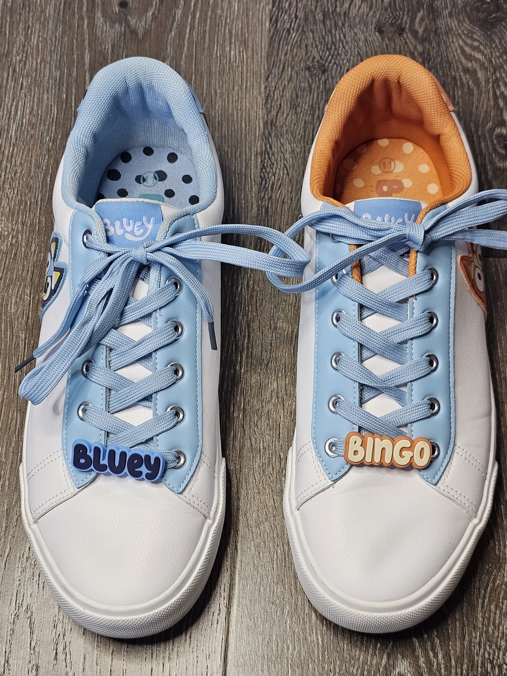 Ground Up Bluey & Bingo Sneakers Women's Sz 11 Character Novelty Licensed